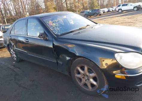 2003 Mercedes-Benz S 430 z USA, uszkodzony, nr VIN WDBNG70J13A380899